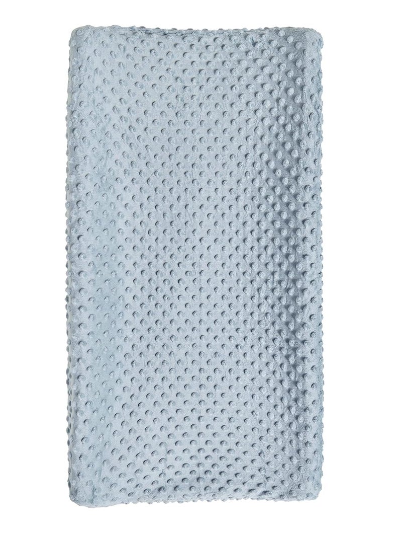 DONOMILO Changing Pad Cover Super Soft Dots Skin-Friendly Breathable Wipeable Changing Table Sheets for Baby Boy and Baby Girl (Cloud Blue) - Image 1